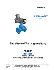 Talis ERHARD INFINITY Betriebs- Und Wartungsanleitung