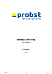 probst VZ-I Betriebsanleitung