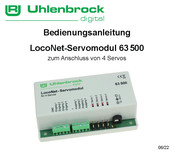 Uhlenbrock digital LocoNet-Servomodul 63500 Bedienungsanleitung