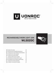 VONROC WL502DC Originalbetriebsanleitung