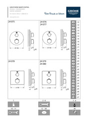 Grohe GROHTHERM SMARTCONTROL 24 080 Montageanleitung