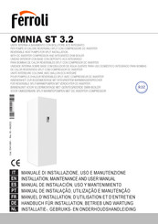 Ferroli OMNIA ST 3.2 Handbuch Für Installation, Betrieb Und Wartung