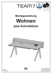 TEAM 7 Wohnen pisa Montageanleitung