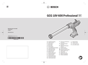 Bosch GCG 18V-600 Professional Originalbetriebsanleitung