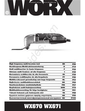 Worx sonicrafter WX671 Bedienungsanleitung