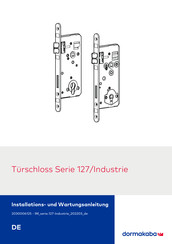 dormakaba 127/WC Installations- Und Wartungsanleitung