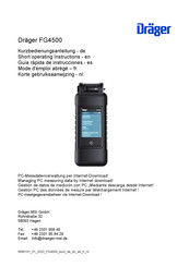 Dräger FG4500 Kurzbedienungsanleitung