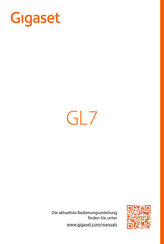 Gigaset GL7 Bedienungsanleitung