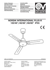Vortice NORDIK INTERNATIONAL PLUS-R 160/60 Betriebsanleitung