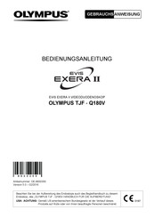 Olympus EVIS EXERA II TJF - Q180V Bedienungsanleitung