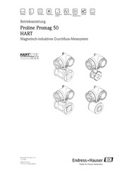 Endress+Hauser Proline Promag 50 HART Betriebsanleitung