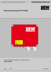 SEW-Eurodrive MAXO-RG-BS Serie Betriebsanleitung