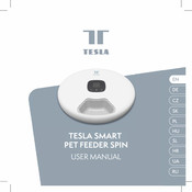 Tesla SMART PET FEEDER SPIN Gebrauchsanleitung