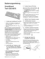 Cherry SmartBoard Twin G83-6675 Bedienungsanleitung