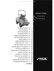 Stiga Titan 740 D Gebrauchsanweisung