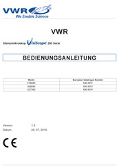 VWR VisiScope SZB260 Bedienungsanleitung