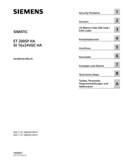Siemens 6DL1131-6BH00-0EH1 Gerätehandbuch