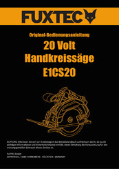 Fuxtec FX-E1CS20 Original Bedienungsanleitung