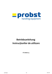 probst FTZ-MAXI-25 Betriebsanleitung