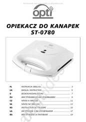 OPTi ST-0780 Bedienungsanleitung