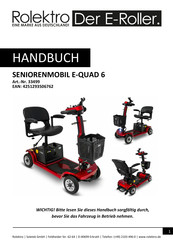 Rolektro E-QUAD 6 Handbuch
