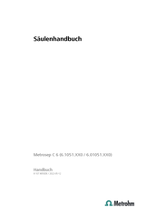 Metrohm Metrosep C 6 6.1051.430 Handbuch