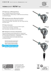 S+S REGELTECHNIK THERMASGARD RGTM1-KV Bedienungs- Und Montageanleitung