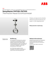 ABB SensyMaster FMT230 Bedienungsanleitung