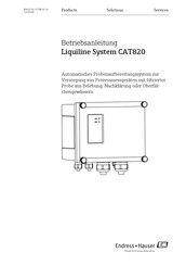 Endress+Hauser Liquiline System CAT820 Betriebsanleitung