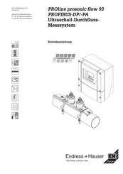 Endress+Hauser PROline Prosonic Flow 93 Betriebsanleitung