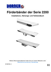 Dorner 2200 Serie Installations-, Wartungs-, Und Bedienungsanleitung