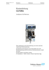 Endress+Hauser CA76NA Kurzanleitung