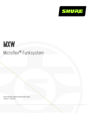Shure Microflex MXWNCS4 Bedienungsanleitung