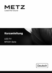 Metz MTC61 Serie Kurzanleitung