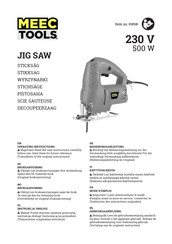 Meec tools 018581 Bedienungsanleitung