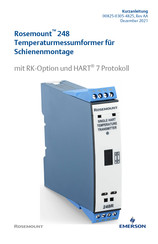 Emerson Rosemount 248 Kurzanleitung