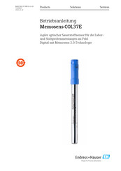 Endress+Hauser Memosens COL37E Betriebsanleitung