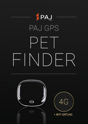 Paj GPS PET Finder Gebrauchsanleitung