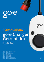 go-e Charger Gemini flex 11/22 kW Kurzanleitung
