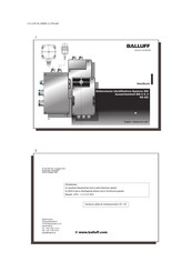 Balluff BIS C-6 0 RS 232 Serie Handbuch
