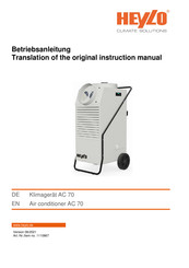 HEYLO AC 70 Betriebsanleitung