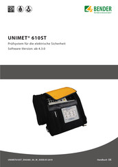 Bender UNIMET 610ST Handbuch