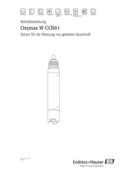 Endress+Hauser Oxymax W COS61 Betriebsanleitung