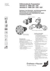 Endress+Hauser deltabar S FMD 633 Technische Information
