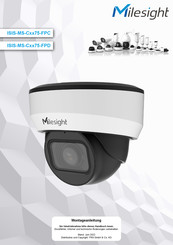 Milesight ISIS-MS-C 75-FPC Serie Montageanleitung