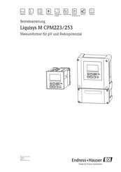 Endress+Hauser Liquisys M CPM223 Betriebsanleitung