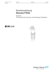 Endress+Hauser Nivector FTI26 Betriebsanleitung