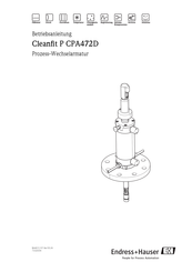 Endress+Hauser Cleanfit CPA472D Betriebsanleitung