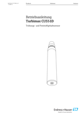 Endress+Hauser Turbimax CUS51D Betriebsanleitung