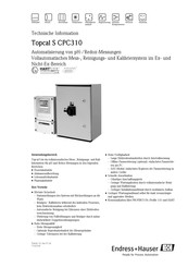 Endress+Hauser Topcal S CPC310 Technische Information